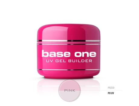 SILCARE Base One Pink Géis e Acrílicos Cor de Rosa 50 G