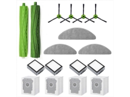 Para Combo I5+ Puls: Escova Lateral Principal, Filtro, Esfregão, Pano, Sacos De Pó