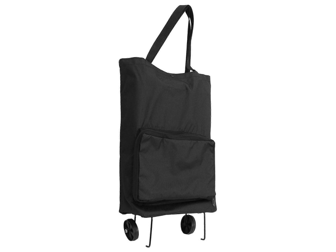Sacola de Compras com Rodas: Sacola de Compras Leve com Rodinhas e Alça Sacola Dobrável e Portátil para Compras Armazenamento Reutilizável Pa GOKOCO