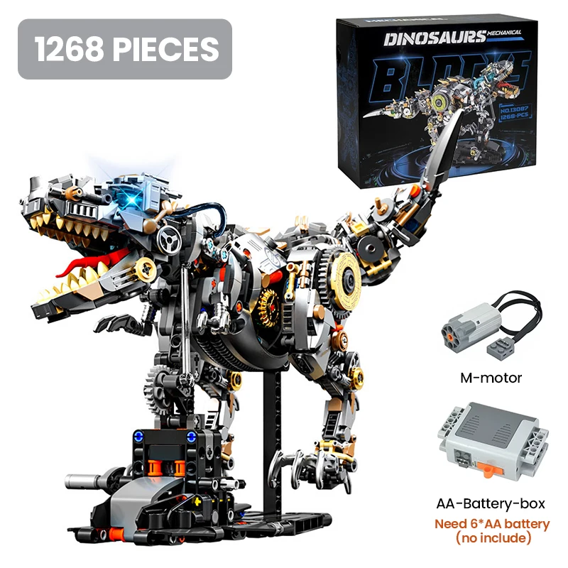 Blocos de Construção Mecânicos de Animais, Modelos de Montagem Moc . MDUG (multi creation)