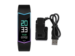 Relógio inteligente YX 8 com tela colorida HD, à prova d'água e monitor de frequência cardíaca Ly Ebike