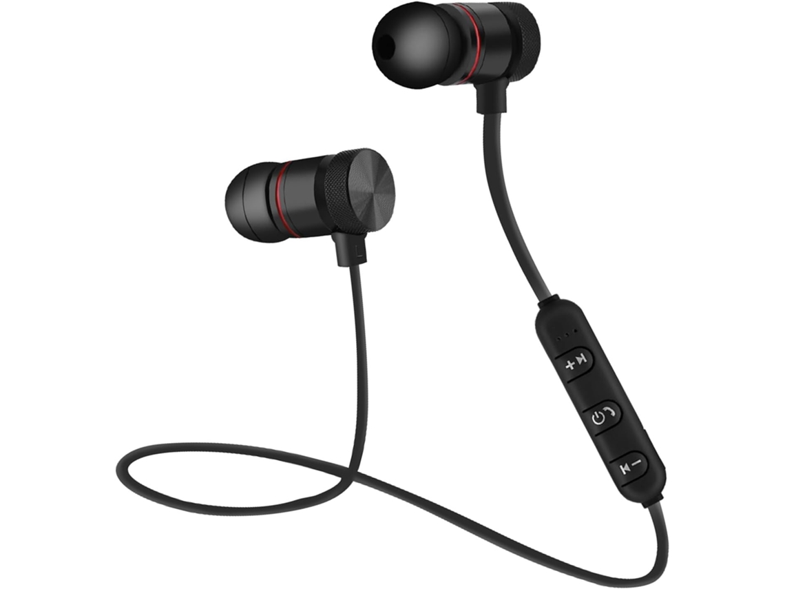 Fones De Ouvido Magnéticos Bluetooth 4.1 Com Bateria 60mah, 3 Horas