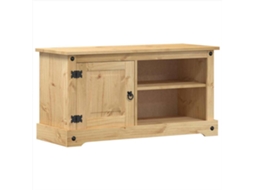 Tv Cabinet, Tv Cabinets Vidaxl Marrom Madeira De Pinho