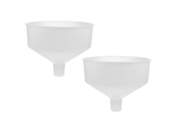 Conjunto De 2 Funis Beaupretty, Fáceis De Limpar E À Prova Derramamento, Funil Grande De Plástico Para Líquidos E