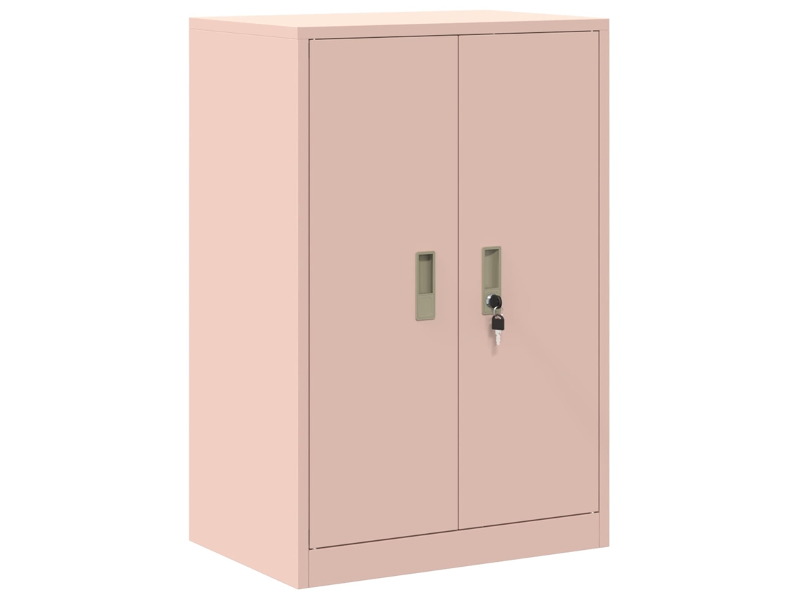 Armário de Arrumação Rosa 60 X 40 X 90 Cm Aço MAISON EXCLUSIVE