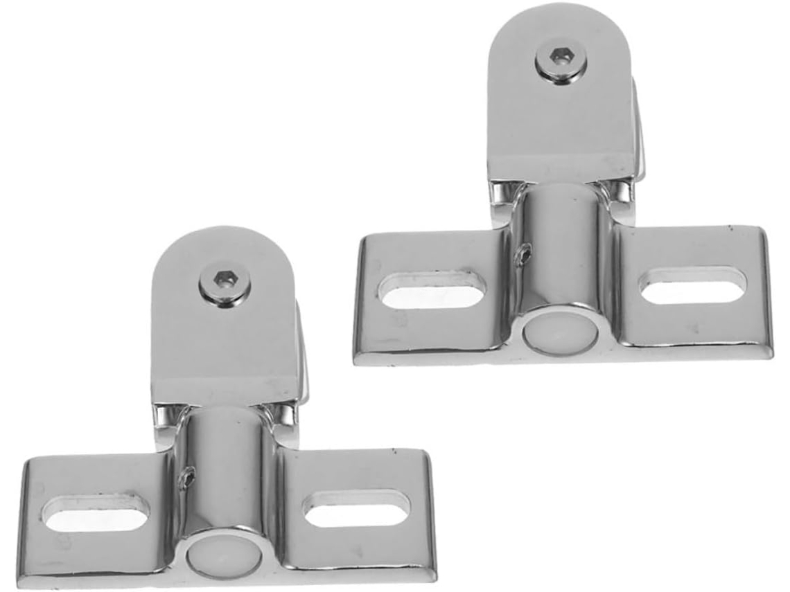 2 Dobradiças Pivotantes Para Porta De Box Vidro, Ferragens Em Liga
