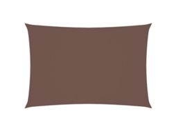 Vela Para Sol Estilo Tecido Oxford Retangular Castanho 2,5x4,5m MAISON EXCLUSIVE