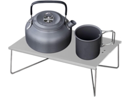 Mesa Dobrável E Estável Mobiliário De Alumínio Para Exterior Mesa De Campismo Ideal Para Viage Gokoco