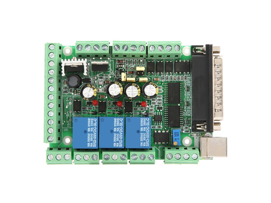 Tarjeta De Interfaz Breakout Usb Mach3 Para Controlador Cnc De 6 Ejes Adaptador Para Driver De Motor