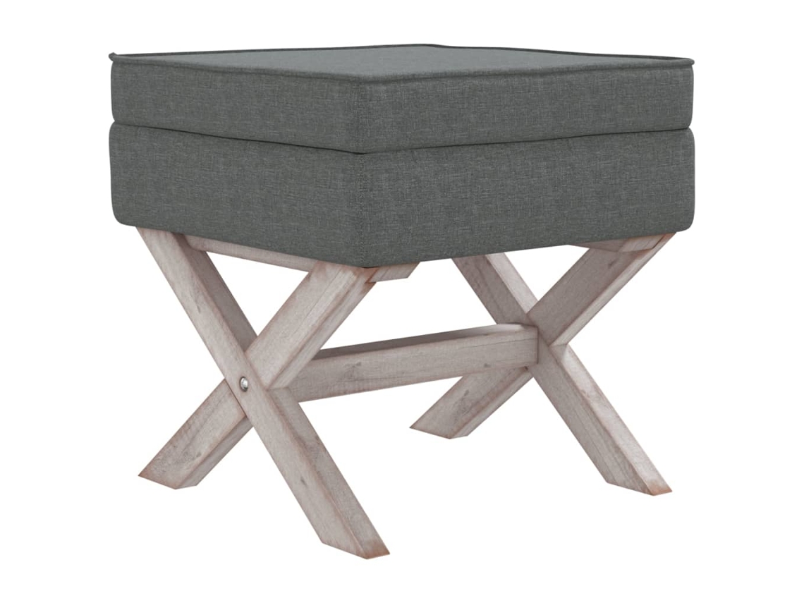 Storage Stool, Storage Stools Vidaxl Cinzeto Tecido (45 X 45 X 49 Cm)