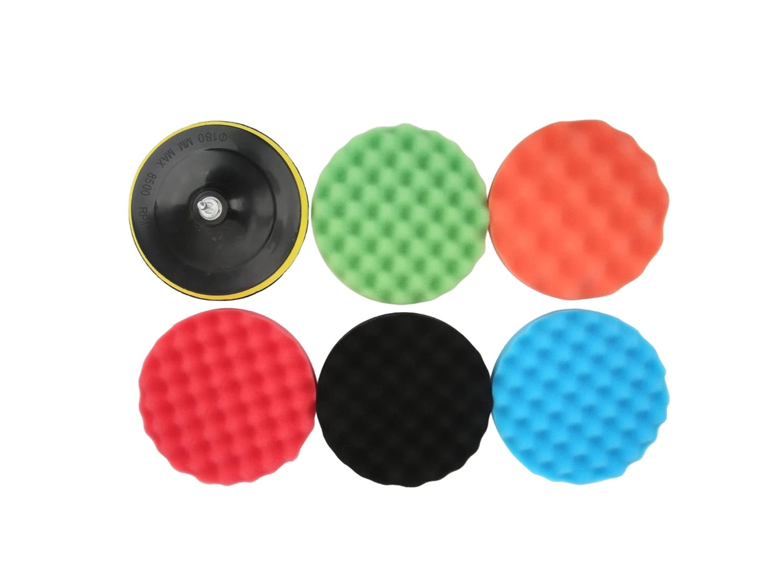 Kit De Polimento Automotivo Com Boinas Versáteis 7 Polegadas E