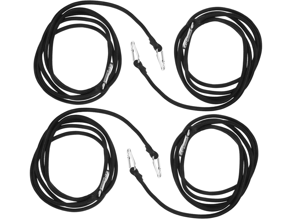 Conjunto De 4 Cintas Elásticas Para Amarrar Carga Em Motocicletas, Bicicletas E Scooters Elétricas.