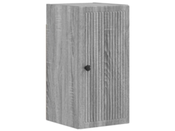 Vidaxl Armário De Parede Para Banheiro Ede Sonoma Cinzento