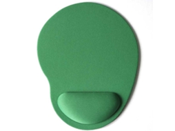 Mousepad Verde Com Almofada De Gel Apoio De Pulso Para Jogos Mousepad Com Brilvibera