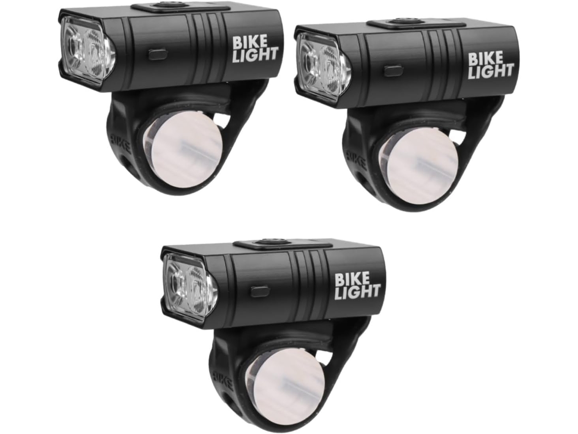 Luz De Bicicleta Led Recarregável Com Indicador De Bateria, Resistente À Água E Durável, Ideal Para Ciclismo, Caminhadas E Muito Mais.