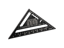 Régua De Alumínio 180 Mm(7 Polegadas) Com Esquadro, Transferidor E Junta Quadrada Multifuncional