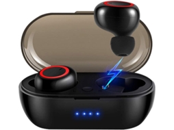 Fones De Ouvido Bluetooth Sem Fio Com Estojo Carregamento Magnético,