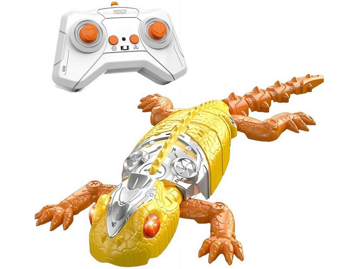 Gecko Rc Escalador de Paredes Modo Duplo de Condução no Chão e nas Paredes EIFSON (amarelo)