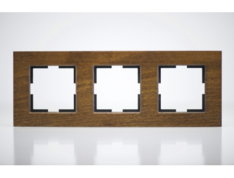 Placa de Acabamento em Madeira Maciça 3 Postes 84X230X10Mm