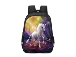 Mochila Unicórnio, Escolar, Para Meninos E Meninas Estilo 2 Aquaforge