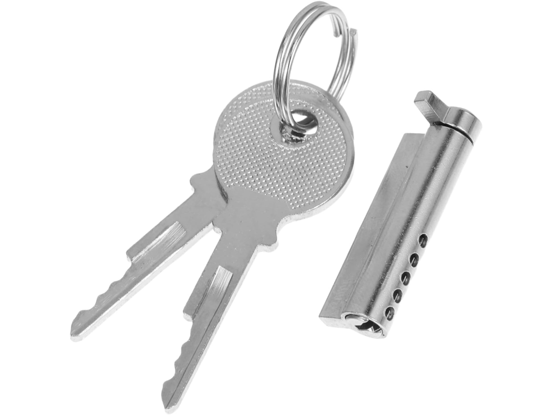 Fechadura De Porta Geladeira Resistente Com Chave E Para Vitrines,