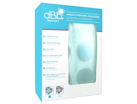 Molde de silicone de 6 porções DBB REMOND