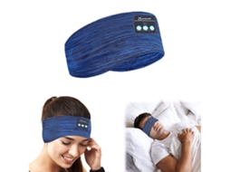 Fones De Ouvido Sem Fio Bluetooth Para Máscara De Dormir, Faixa De Cabeça Esportiva, Alto-falantes Graves - Azul Marinho