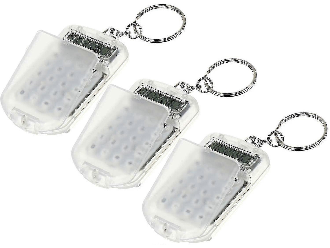 Sofirn 3 Peças Mini Calculadora Chaveiro Calculadora Eletrônica De Bolso Portátil Everley891