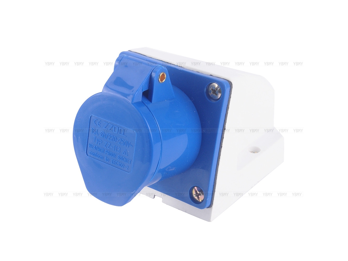 Laxiscreed Tomada Industrial Impermeável 240v 16a Para Uso Resistente À Água