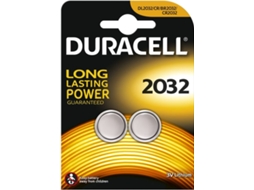 Pilhas Não Recarregáveis DURACELL CR2032 K2 (2 unidades)