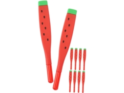 Conjunto De 10 Canetas Em Gel Com Estampa Melancia, Artigos Papelaria