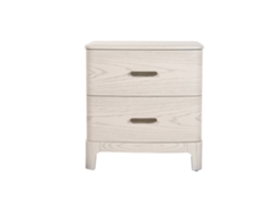 Mesa de Cabeceira ALEXANDRA HOUSE LIVING em metal cinza claro e MDF (53x42x56,2cm)