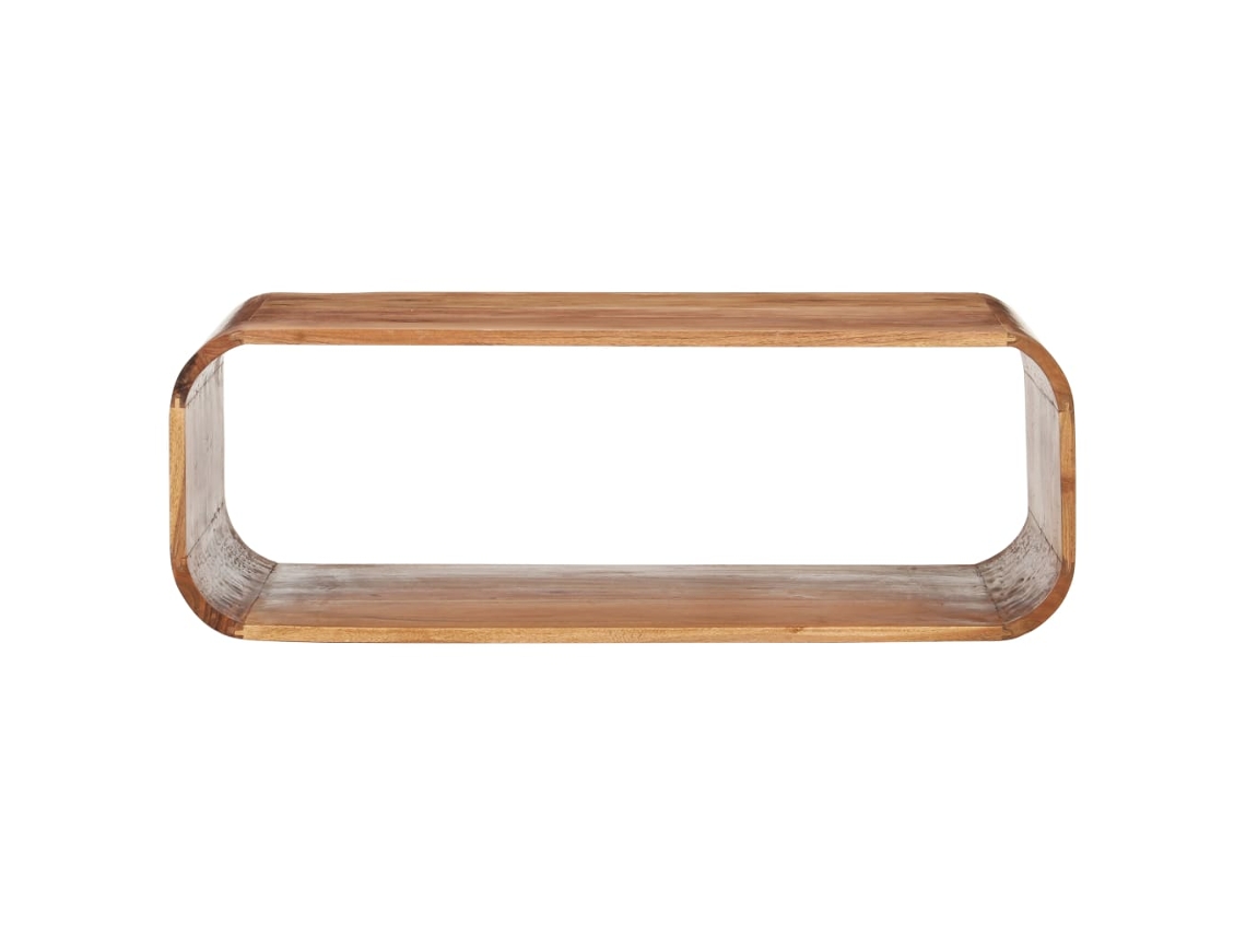 Mesa de Centro 90x50x30 Cm Madeira de Acácia Maciça HARLANV1