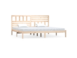 Cama Sem Colchão 180x200 Cm Madeira de Pinho Maciça MAISON EXCLUSIVE