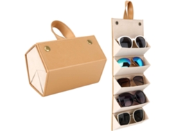 Estojo para Óculos com Compartimento, Bolsa para Guardar Óculos de Sol AQUAFORGE