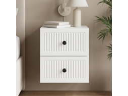 Vidaxl Gabinete De Canto Montado Na Parede Branco 33 X 34,5 X 40 Cm
