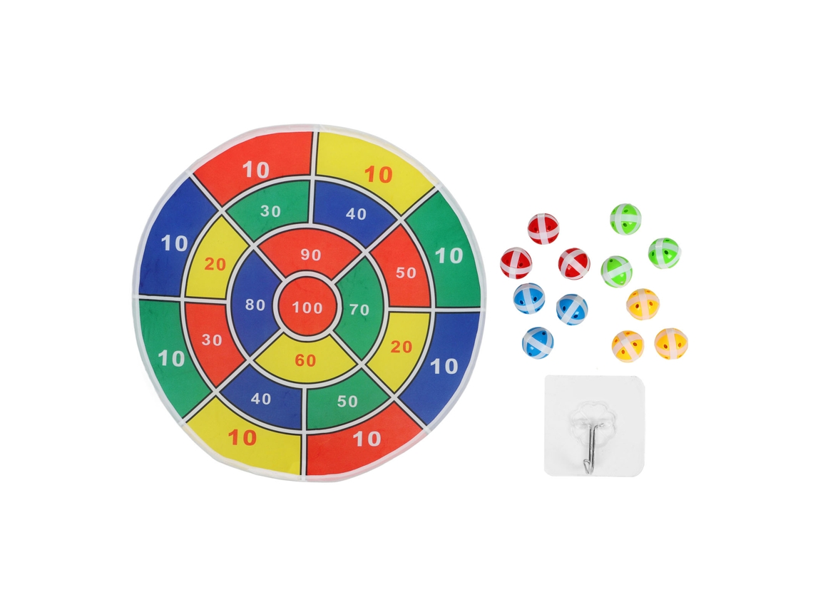 Yncm-alvo De Dardo Infantil Led Plegável Flanela Bola Abs