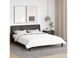 Vidaxl Edredom De Inverno 260 X 220 Cm Inverno Pena Branco Respirável