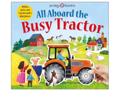 Livro All Aboard The Busy Tractor de Roger Priddy (Inglês)