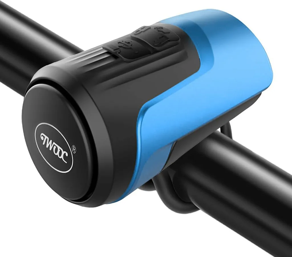 Buzina elétrica AQUAFORGE, 125 Db, com Alarme Antifurto, silicone, azul