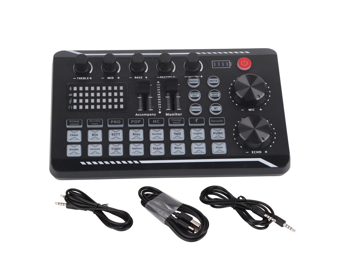 Placa de Som Live LAXISCREED F998 Bateria Integrada