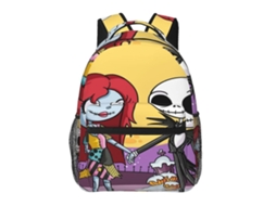 Mochila De Estudante Do Filme O Estranho Mundo De Jack, Durável E Leve, Com Alça De Ombro Impermeável E Respirável. Olysi Shop
