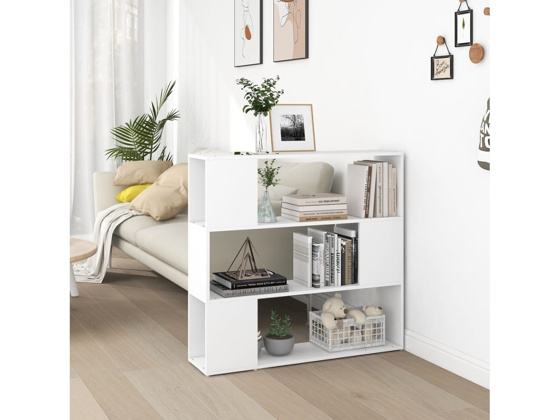 Vidaxl Estante/divisória 100x24x94 Cm Branco