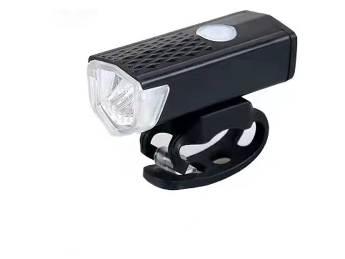 Conjunto De Luzes De Bicicleta Usb Recarregável Poderoso Lumens Luz Dianteira E Traseira Acessórios De Bicicleta Para Passeios Noturnos, Preto Yizhood