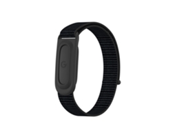 Pulseira Para Google Fitbit Air Czhhmart, Tecida Em Nylon Com Capa Protetora Tpu Preto