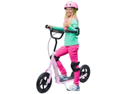 Kick scooter infantil com freio de mão, cavalo, rodas de 12 polegadas, rosa | S/MARCA
