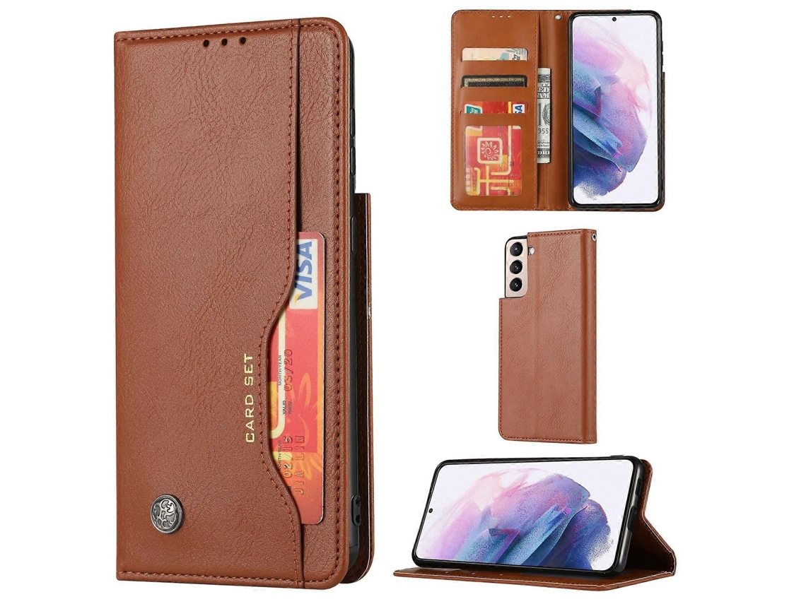 Capa Couro Para Samsung Galaxy S22 5g, Elysve