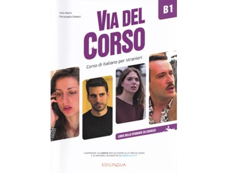 Livro Via del Corso B1 de Telis Marin (Italiano)