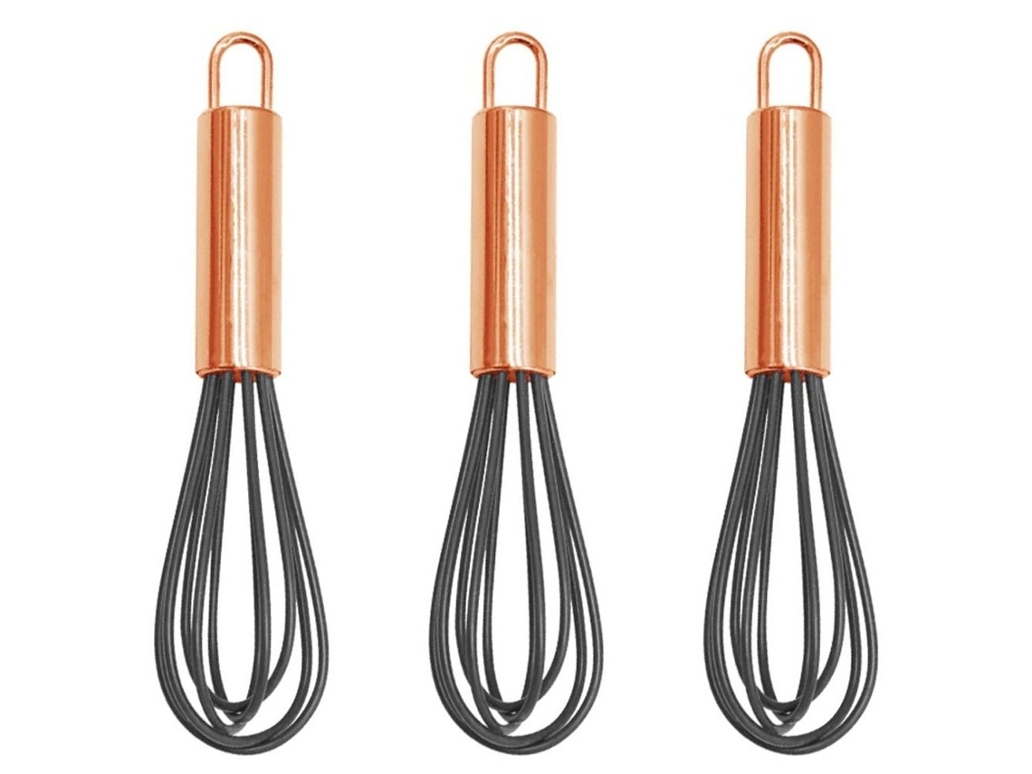 Batedor De Silicone Em Formato Balão, Para Misturar Leite E Outros Ingredientes, Resistente Ao Calor(cinza Klb)