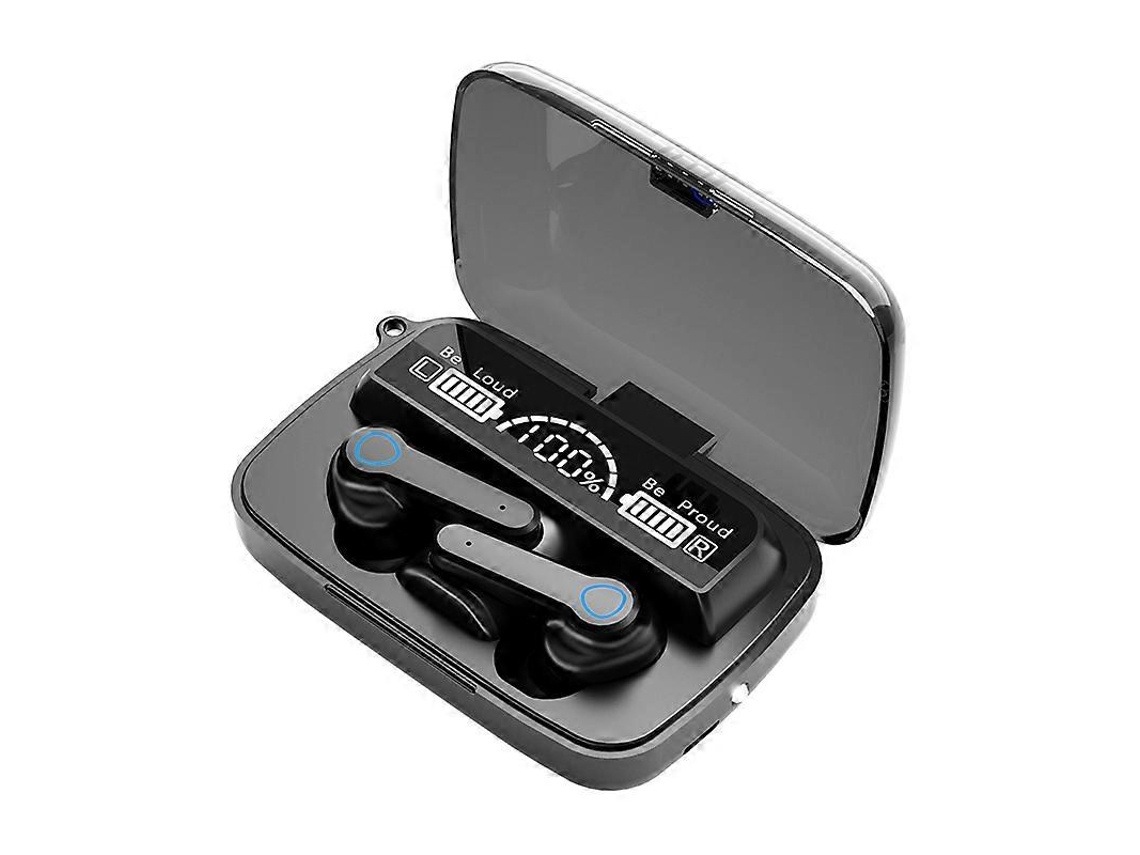 Fones De Ouvido Sem Fio Bluetooth M19 Pro Tws, Fones De Ouvido Com Tela Led, Alimentados Por Bateria, Com Compartimento De Carregamento Ly Ebike